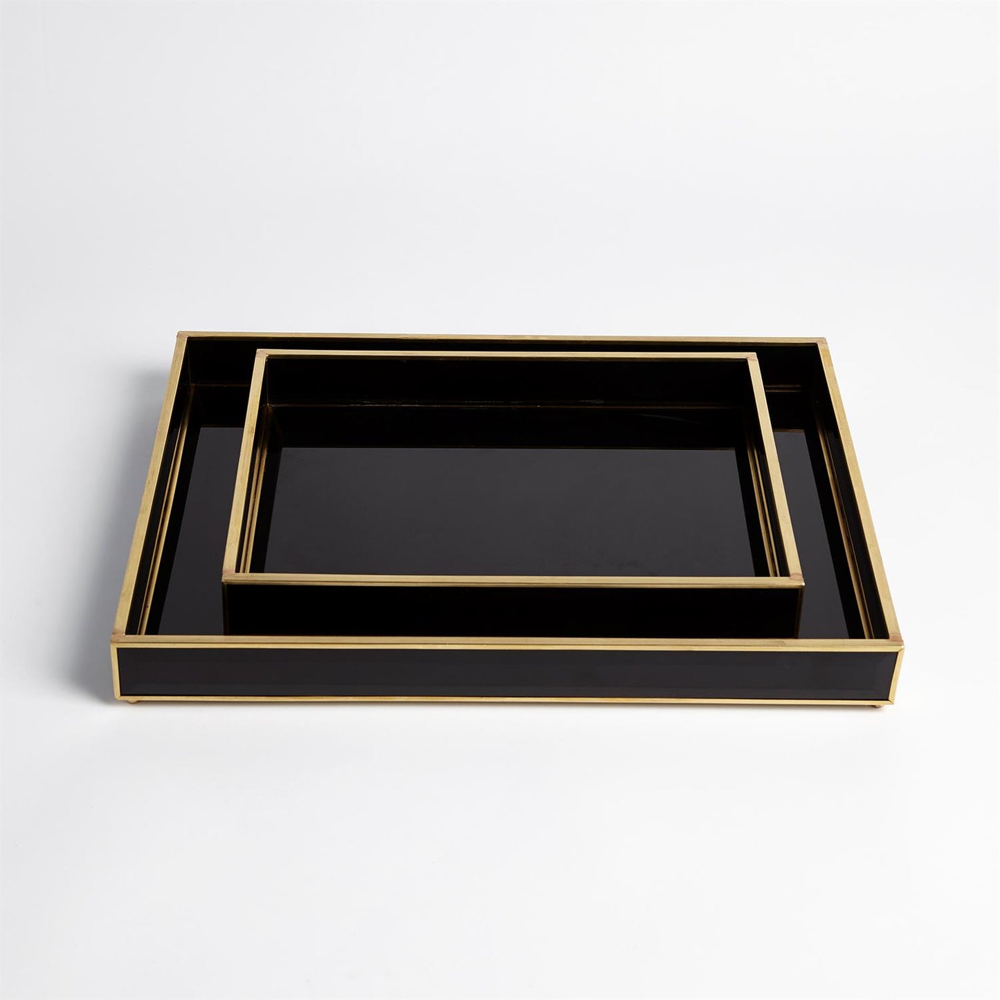 The Bella Black Tray - A versatile and chic The Bella Black Tray from GRACE BLU SHOPPE, perfect for serving or organizing your space.