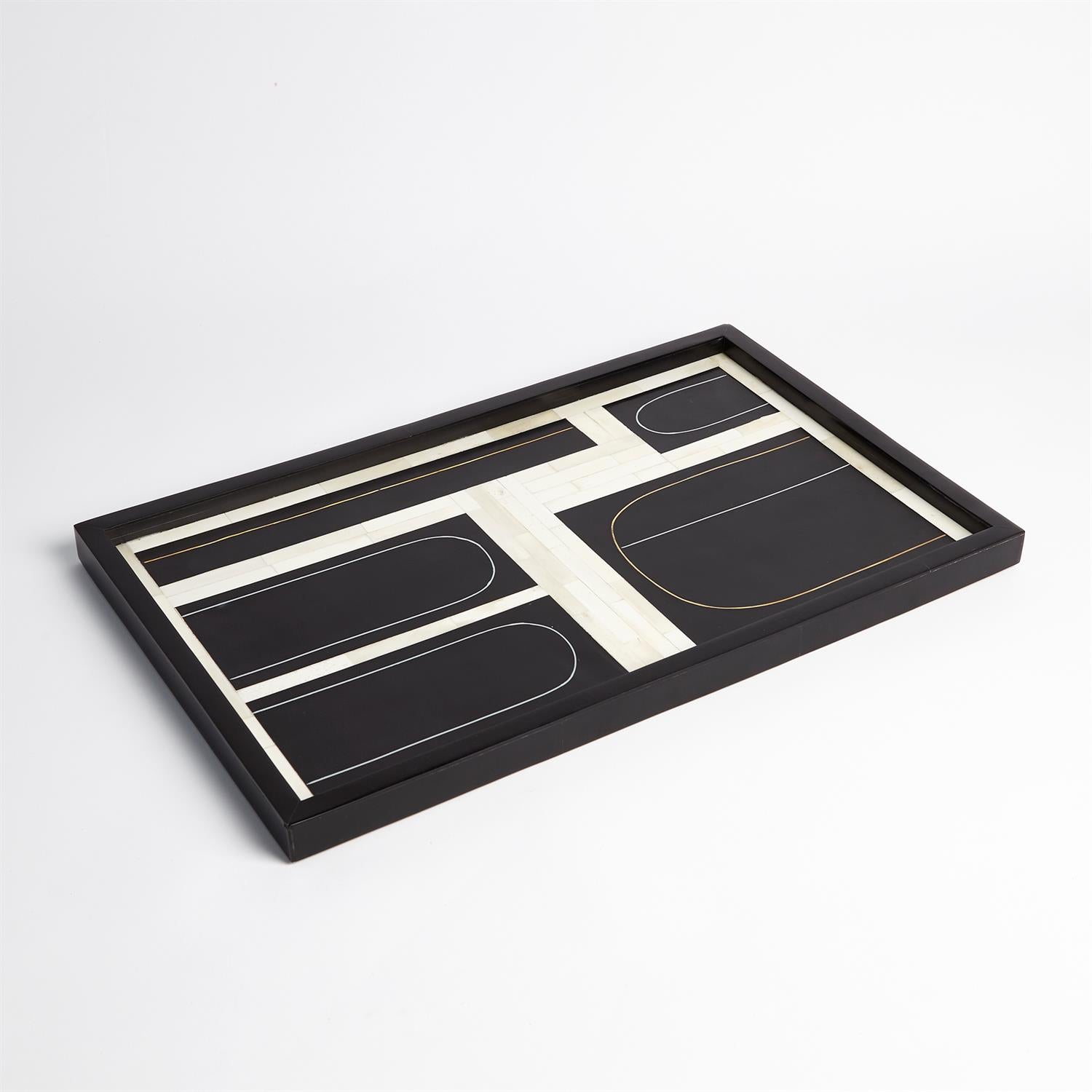The Saffron Serving Tray - A chic The Saffron Serving Tray from GRACE BLU SHOPPE, perfect for entertaining or as a stylish decorative piece.