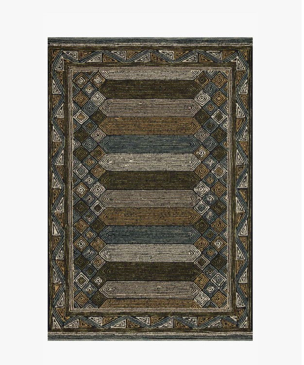 The Brooklyn Rug - A contemporary The Brooklyn Rug from GRACE BLU SHOPPE, adding a touch of sophistication to your interior design.